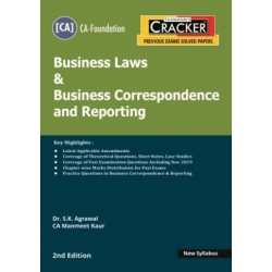 Taxmann Cracker CA foundation Business Laws and Business correspondence and Reporting